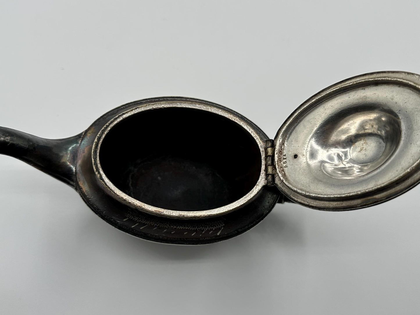 Vintage San Francisco Silver-Coated Teapot - Rare M Co. Antique Collectible Tea Serving Piece