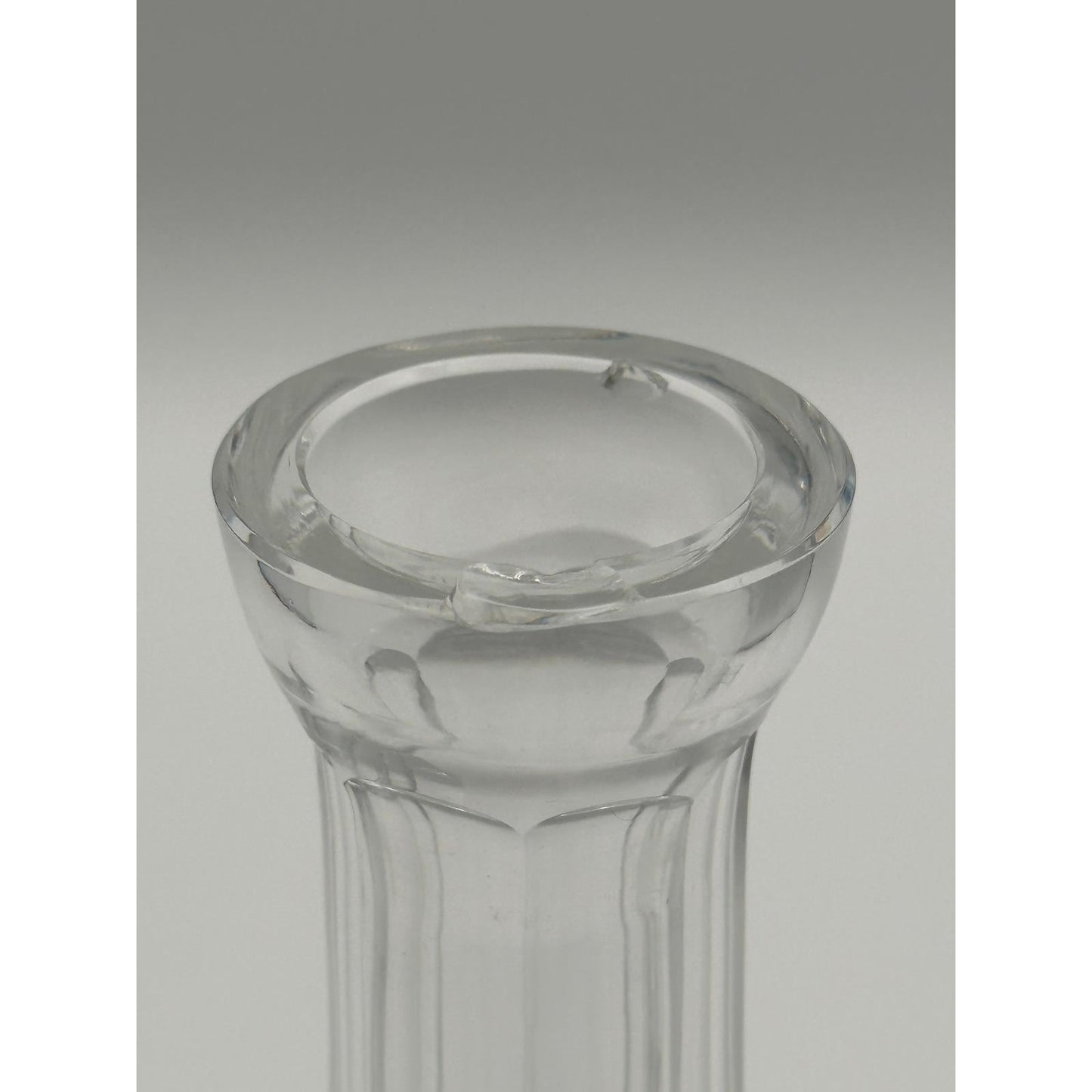 Waterford Crystal Lismore Ships Decanter with Stopper Irish Cut Glass Whiskey Brandy Bottle Vintage Barware