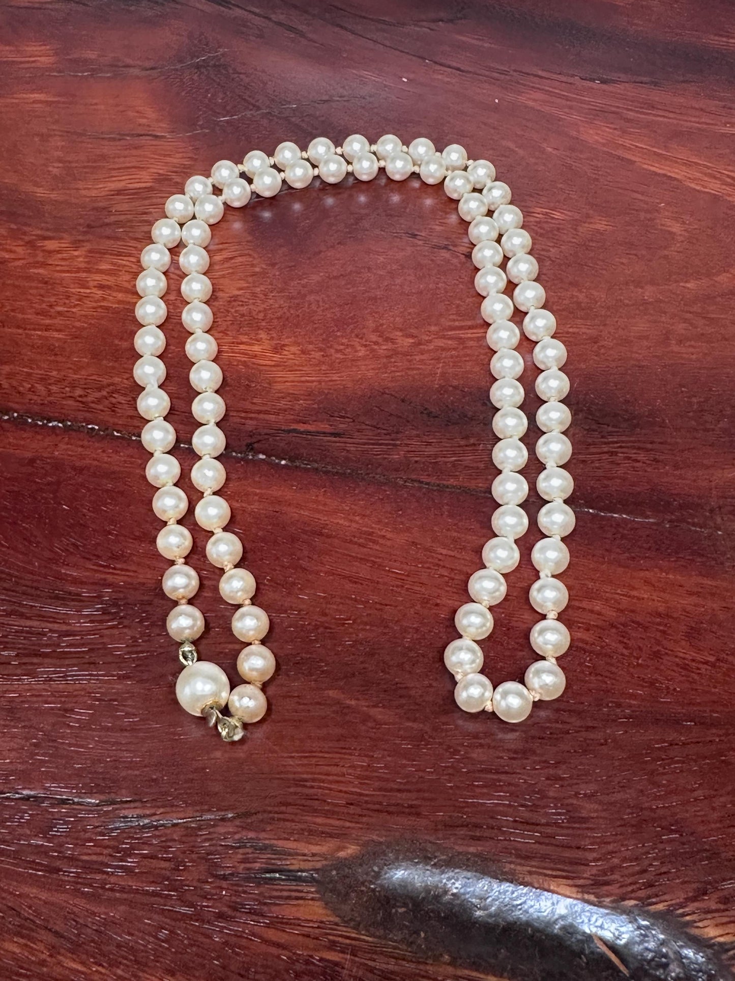 Elegant Art Deco Pearl Beaded Necklace: Vintage-Inspired Glamour for Special Occasions