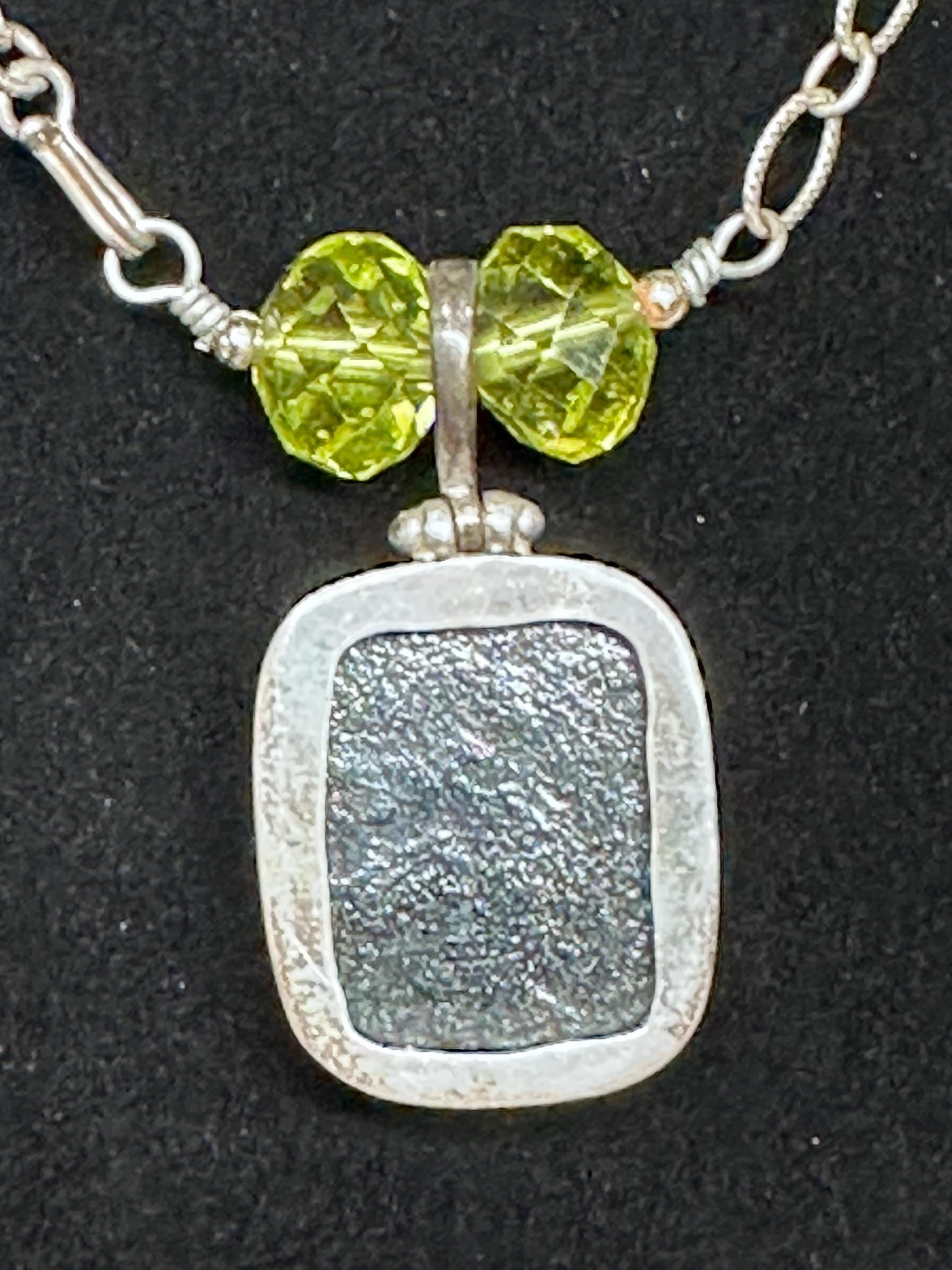 Shimmering Dichroic Glass Pendant: Handcrafted Artisan Jewelry for Elegant Everyday Wear