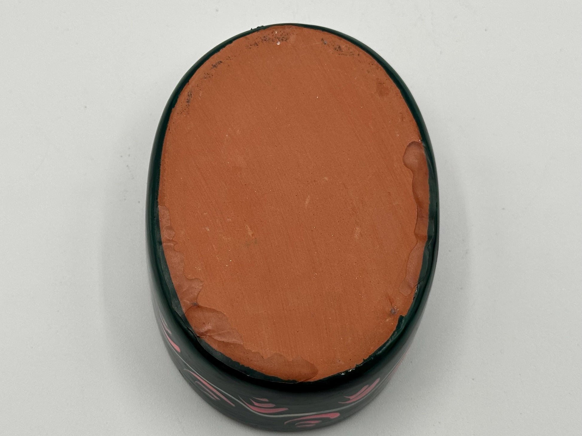 Vibrant Vintage Mexican Folk Art Trinket Box - Handcrafted Colorful Clay Pottery for Bohemian Decor