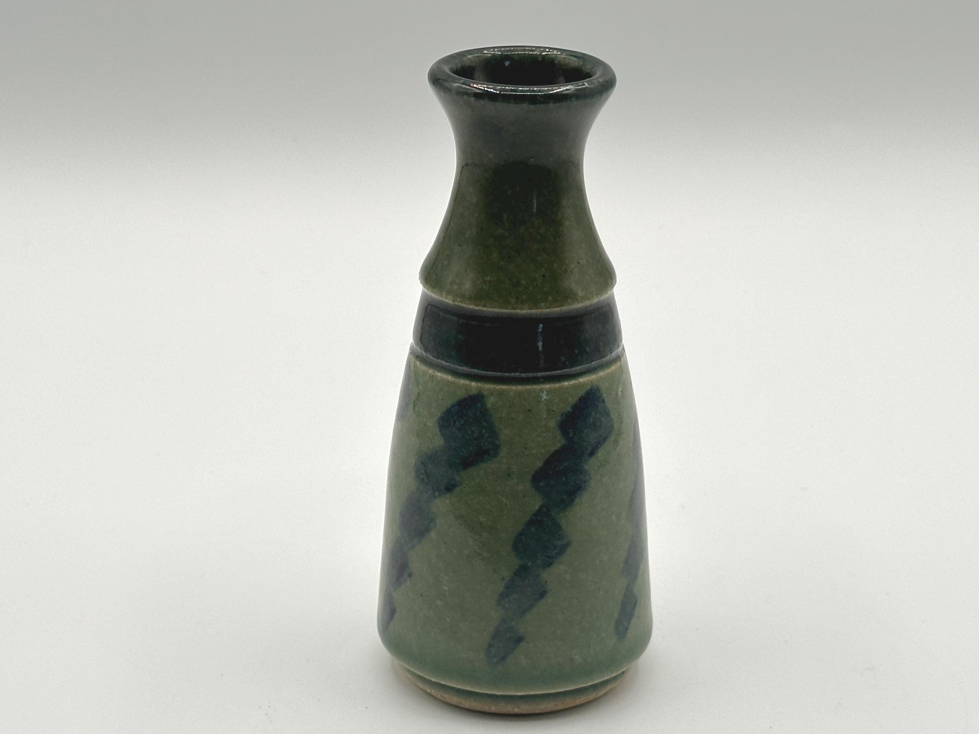 Rare Signed Jerry L. Josserand Studio Art Pottery Vase - Vintage Mid-Century Collector's Piece