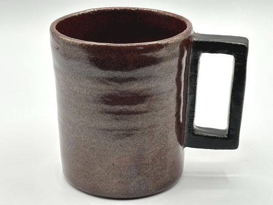Handcrafted Ceramic Mug with Artist Signature - Unique Coffee Cup for Art Enthusiasts