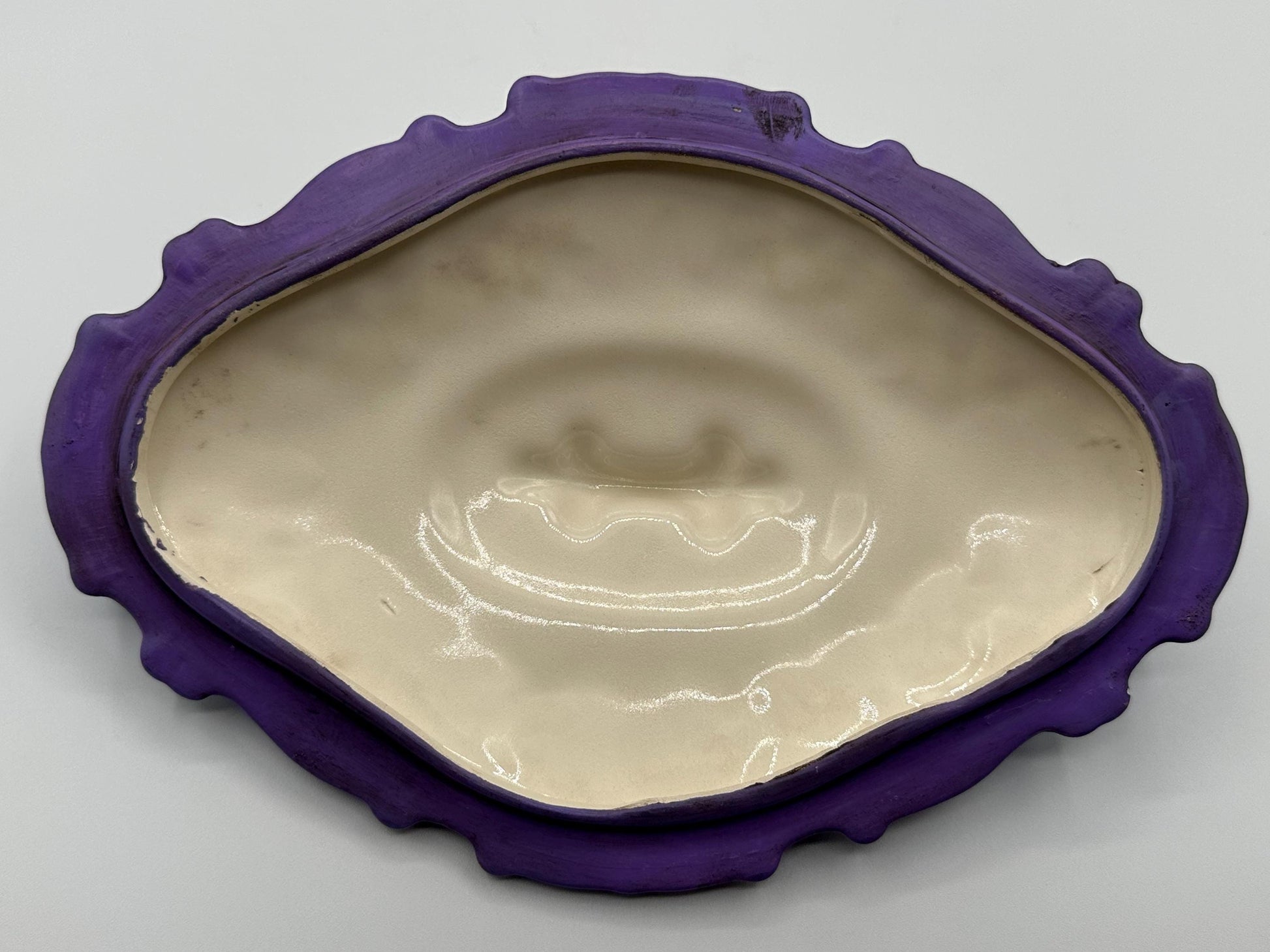 Handcrafted Ceramic Jewelry Box: Painted Keepsake Container with Decorative Lid- Artist Signed