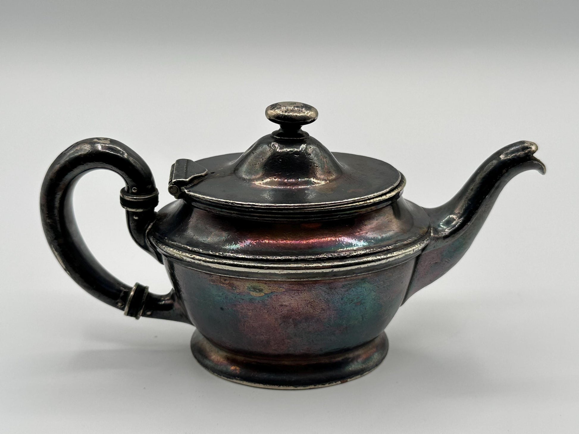 Vintage San Francisco Silver-Coated Teapot - Rare M Co. Antique Collectible Tea Serving Piece