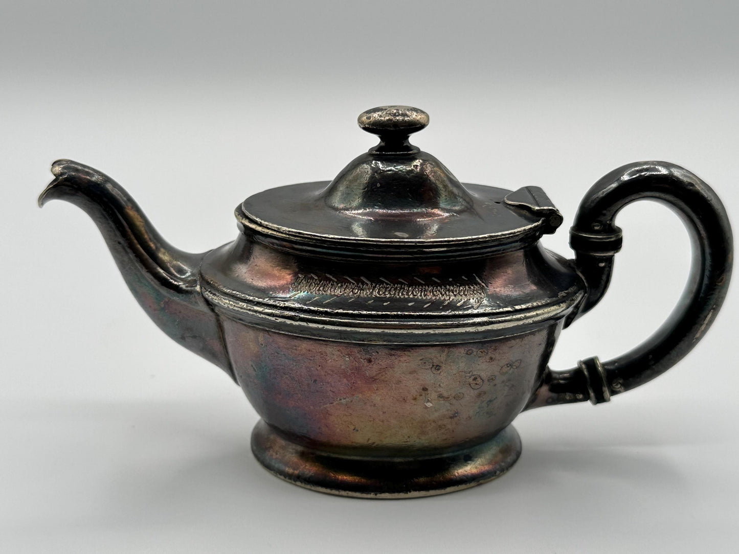 Vintage San Francisco Silver-Coated Teapot - Rare M Co. Antique Collectible Tea Serving Piece