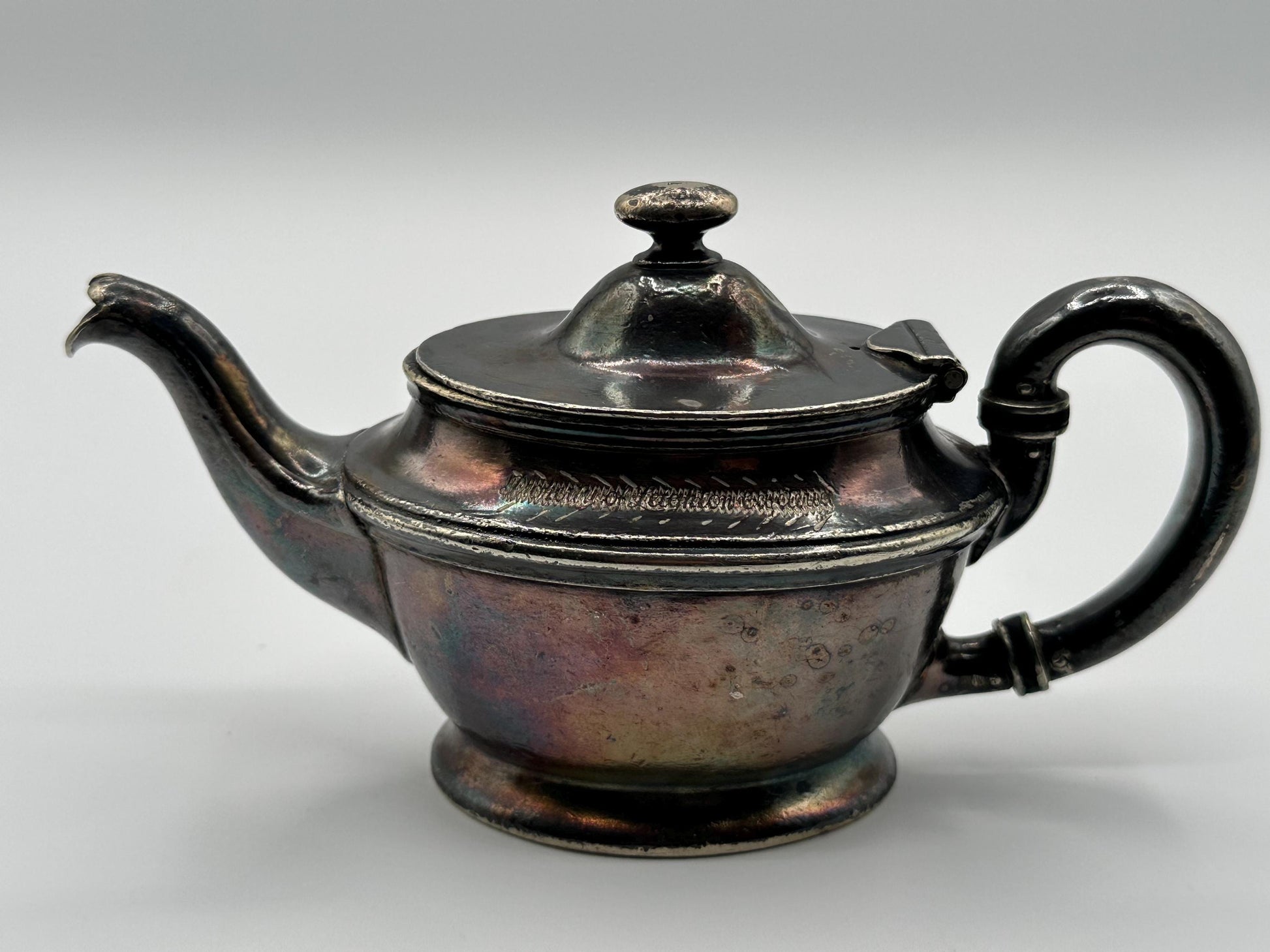 Vintage San Francisco Silver-Coated Teapot - Rare M Co. Antique Collectible Tea Serving Piece