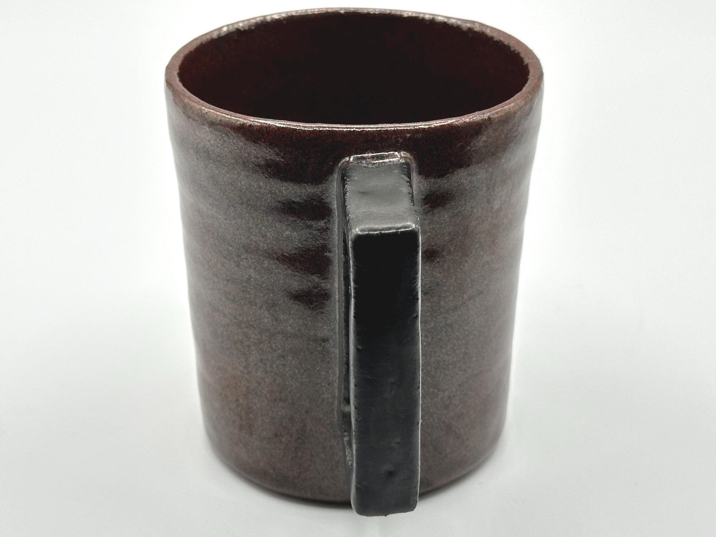 Handcrafted Ceramic Mug with Artist Signature - Unique Coffee Cup for Art Enthusiasts