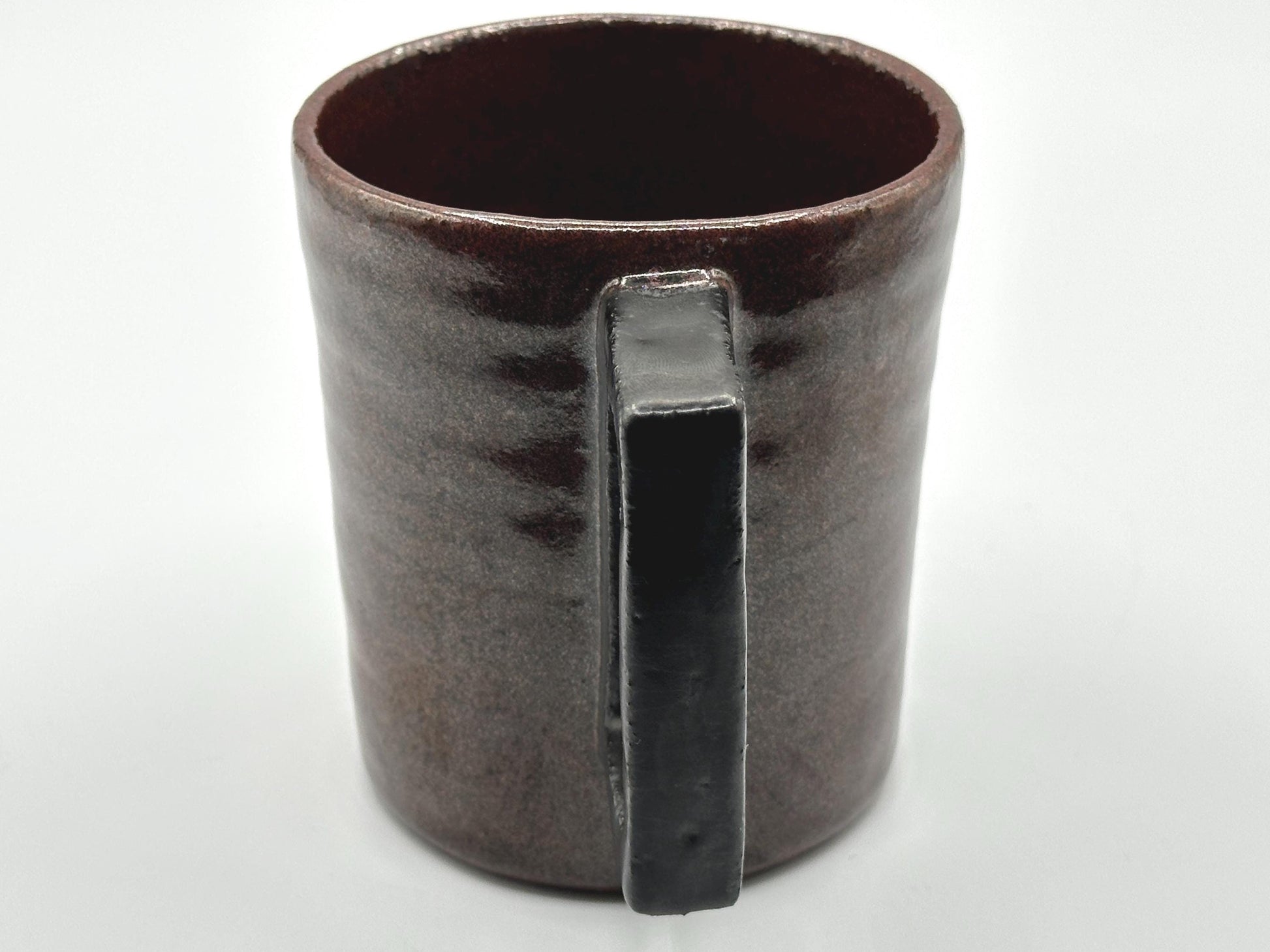 Handcrafted Ceramic Mug with Artist Signature - Unique Coffee Cup for Art Enthusiasts