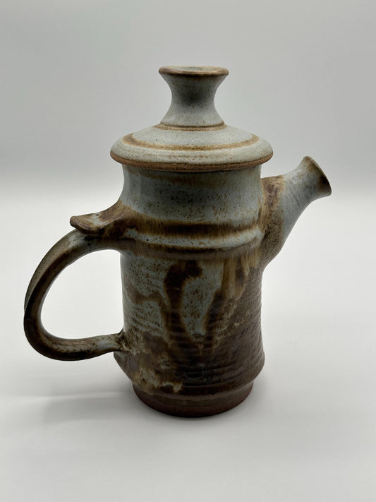 Handcrafted Preuss Signature Ceramic Teapot: Artisanal Studio Pottery with Elegant Handle