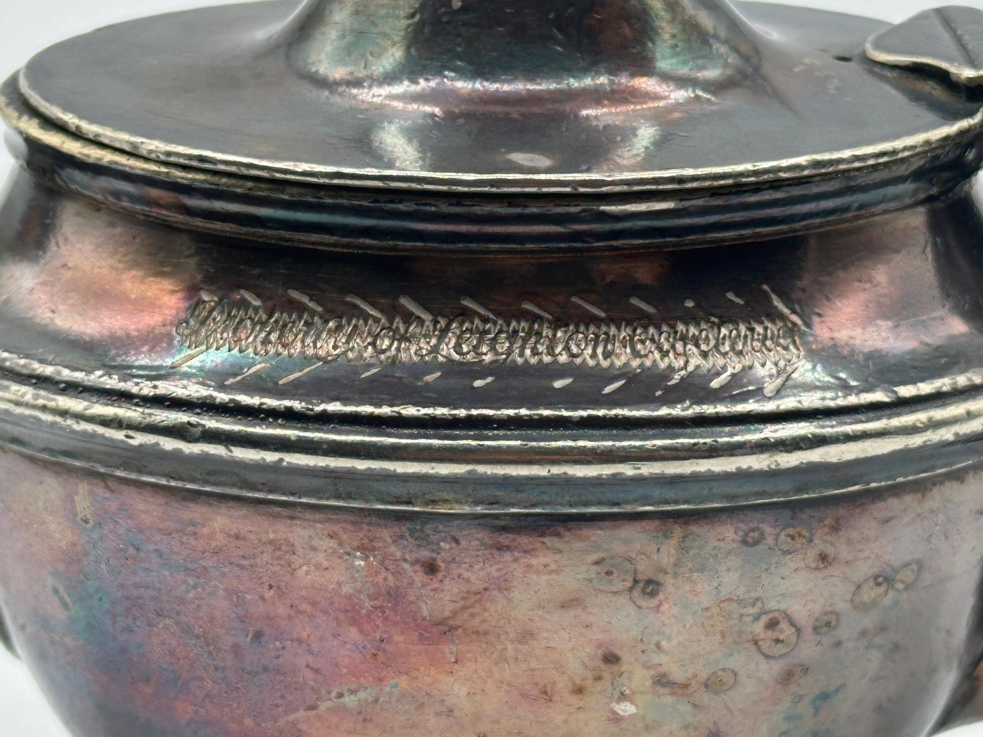 Vintage San Francisco Silver-Coated Teapot - Rare M Co. Antique Collectible Tea Serving Piece