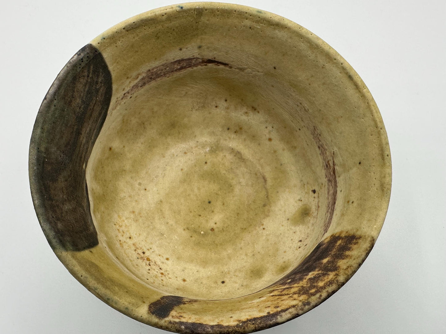 Artisanal Rustic Matcha Bowl - Handcrafted Stoneware with Natural Glaze Drips for Tea Ceremony