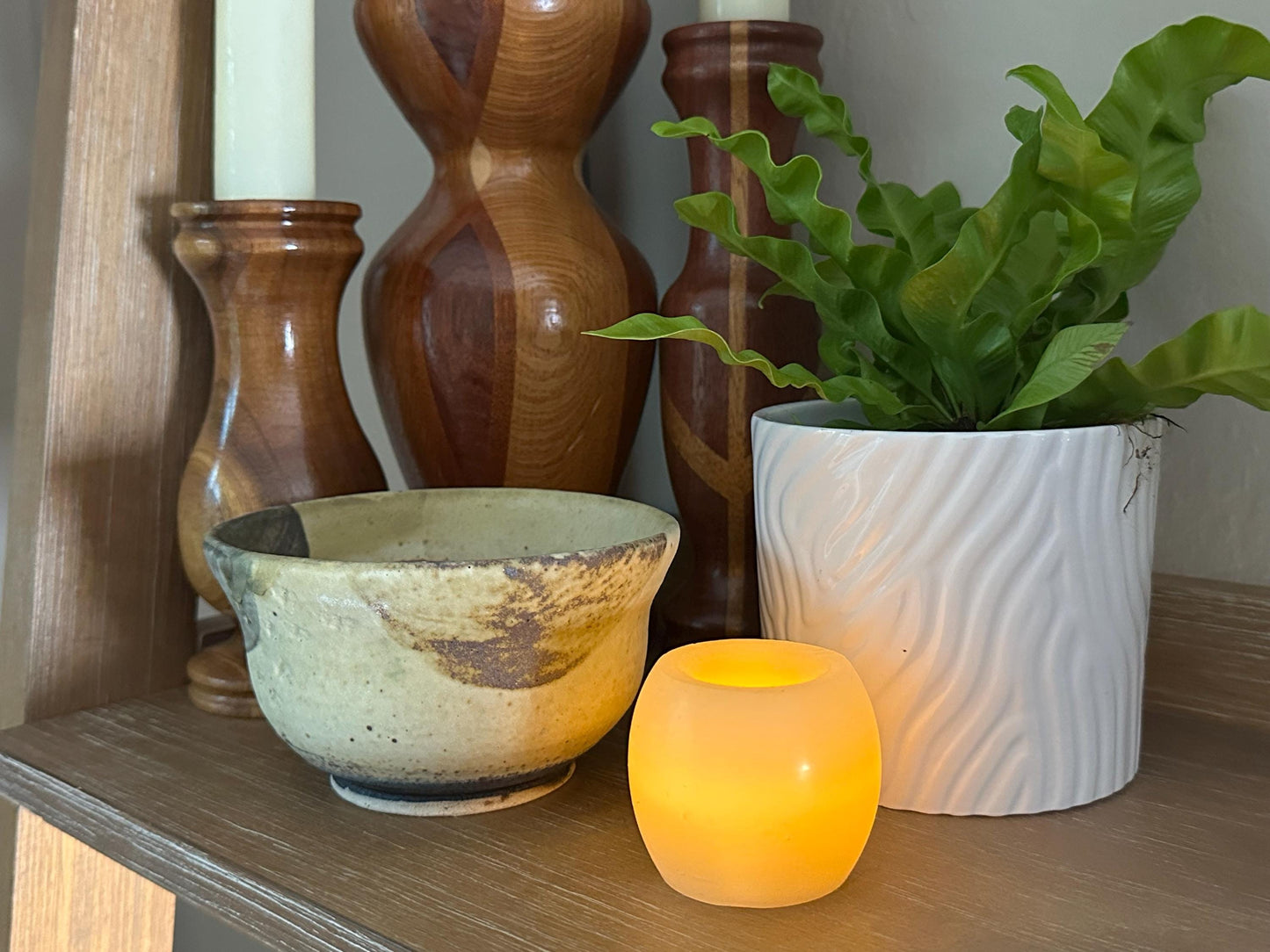 Artisanal Rustic Matcha Bowl - Handcrafted Stoneware with Natural Glaze Drips for Tea Ceremony