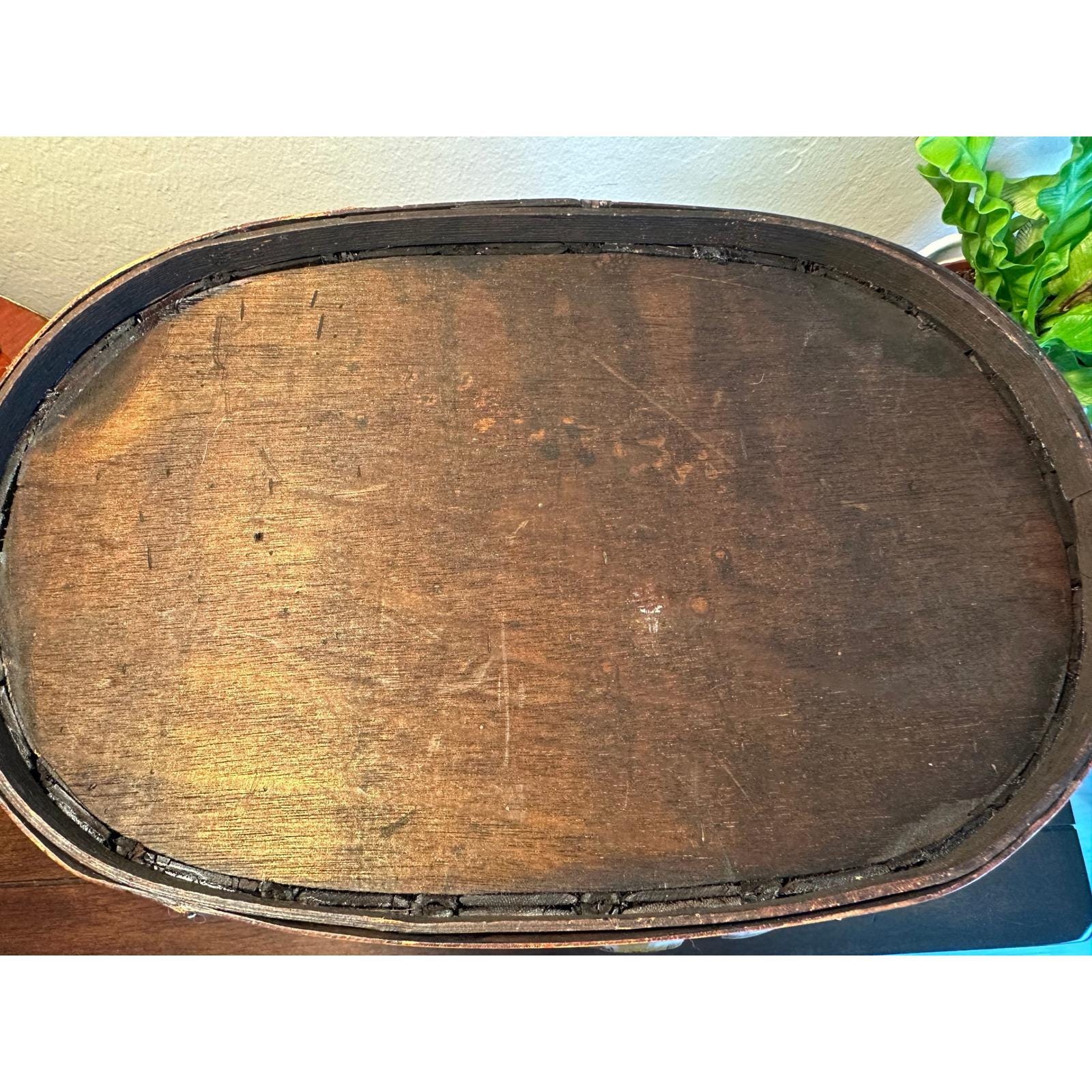 Large Vintage Bamboo Lidded Storage Box 15" – Chinoiserie Modern Container Case