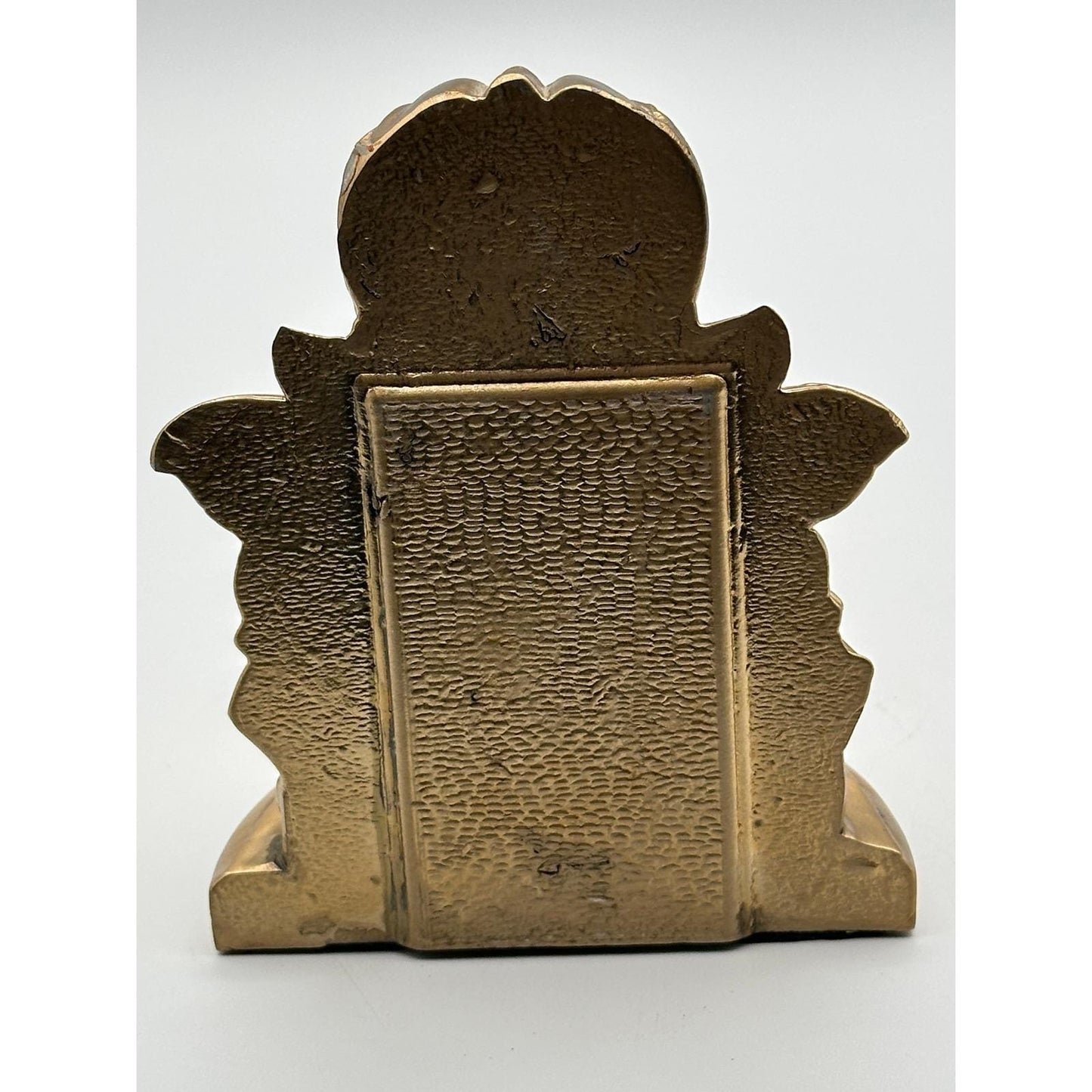 Vintage PM Craftsman Gold Scroll Bookends - Ornate Classical Decorative Book Holders