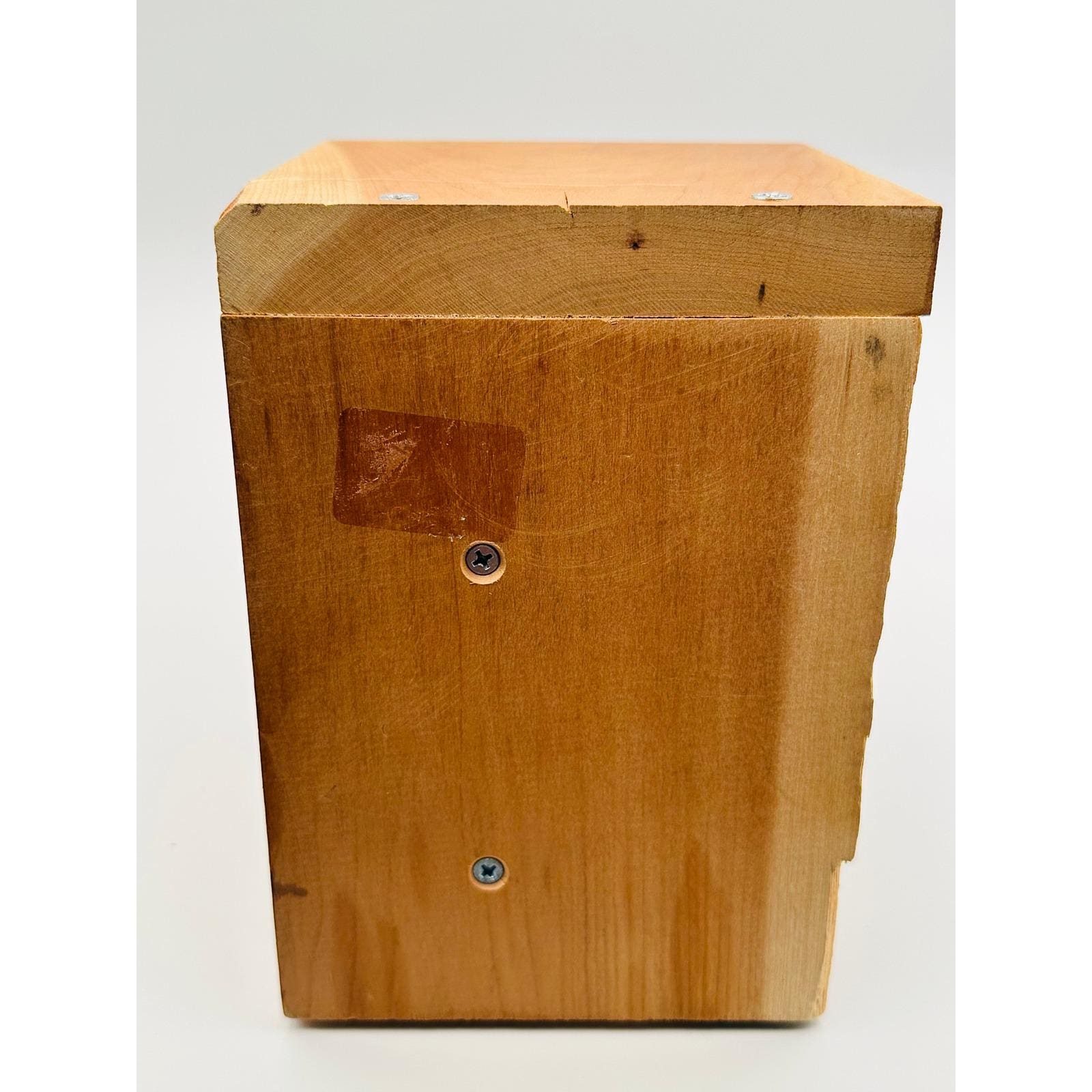 Handmade Wooden Owl Bookends - Rustic Mid-Century Modern Style Home Office Decor