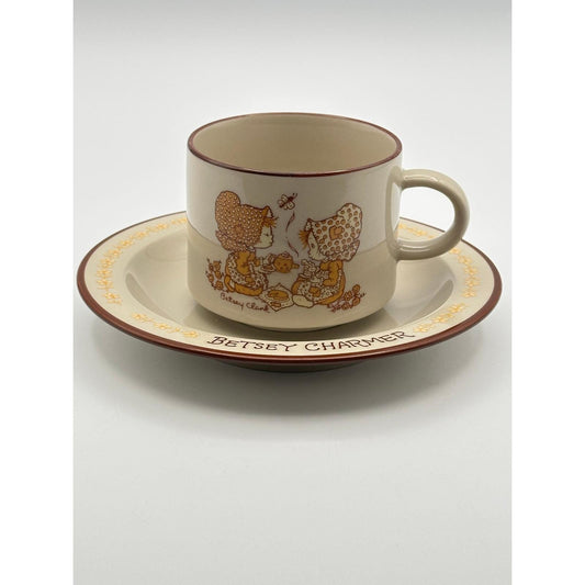 Vintage Betsey Clark Charmer Cup & Saucer Set 1970s Hallmark Collectible Tea Coffee Serving