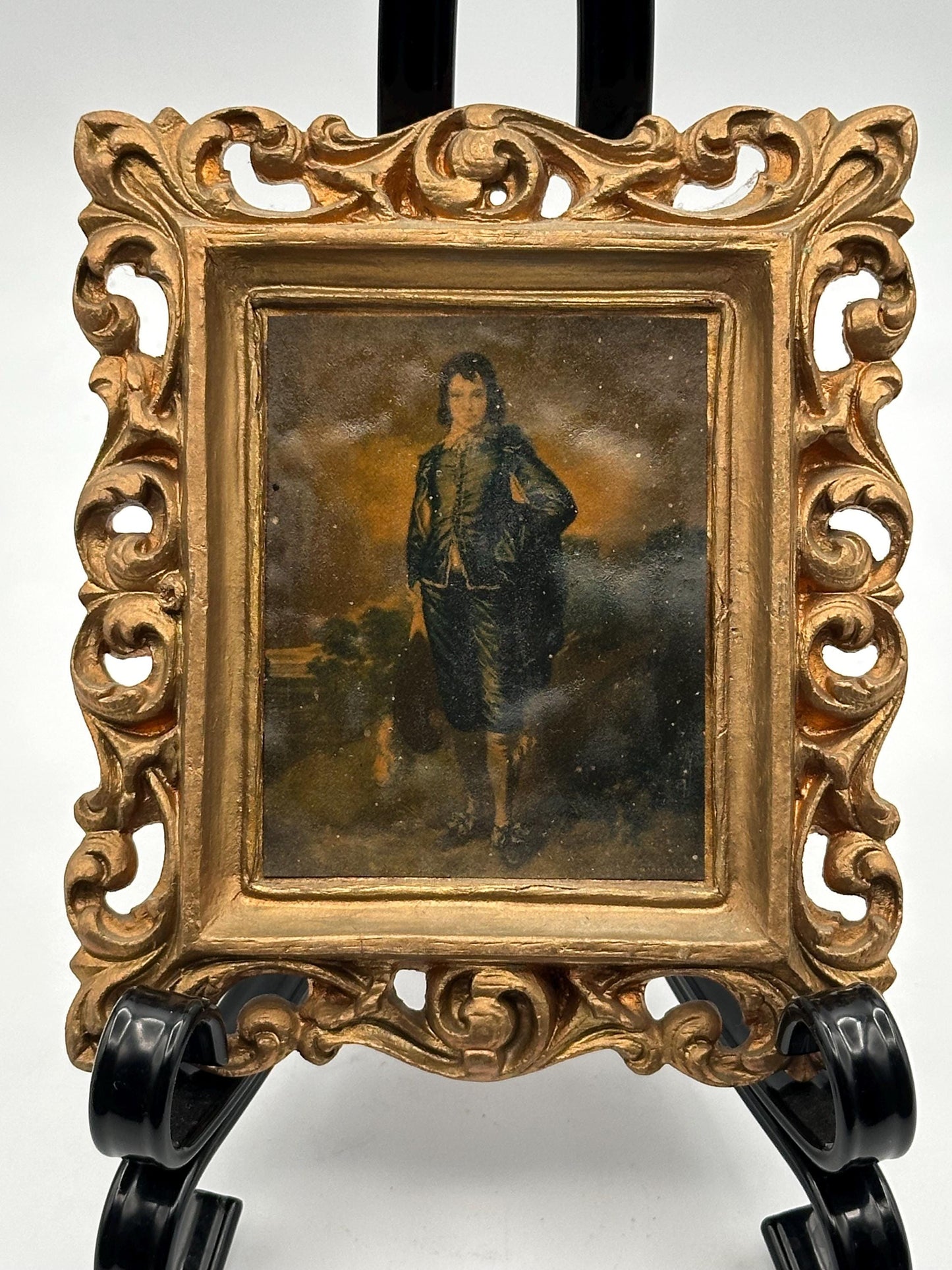 Vintage Little Boy Blue Framed Art Print Ornate Gold Gilt Frame 6x5 Wall Decor Classic Storybook Illustration Nursery