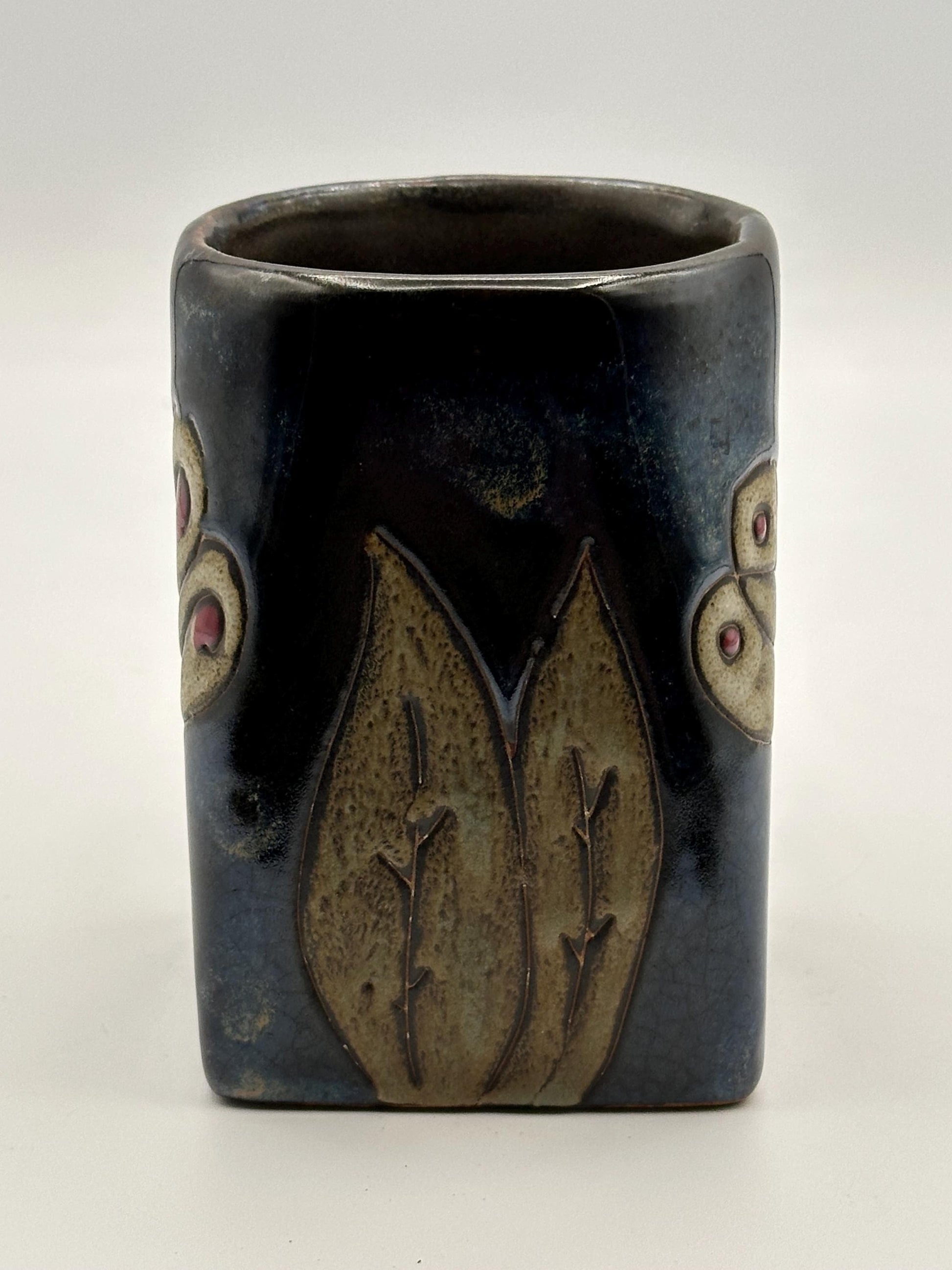 Handmade Mexican Pottery Coffee Mug by Mara Dragonfly Design - Artisan Ceramic Studio Stoneware Cup