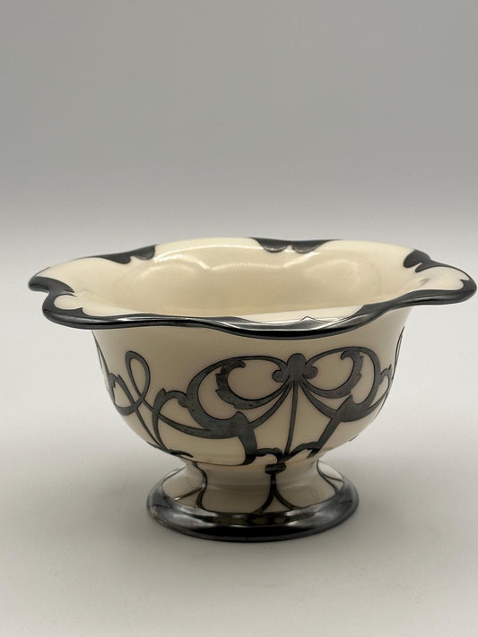 Elegant Vintage Lenox Reed & Barton Pedestal Compote - Sterling Silver Footed Dish for Entertaining