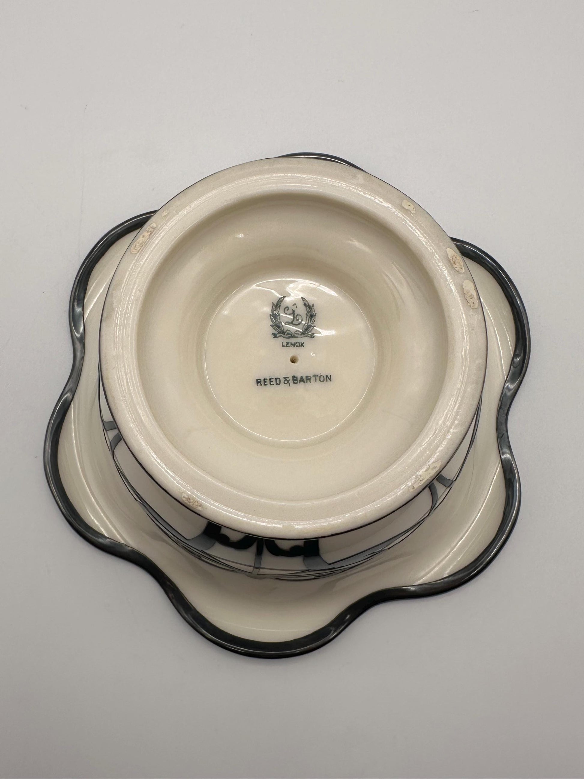 Elegant Vintage Lenox Reed & Barton Pedestal Compote - Sterling Silver Footed Dish for Entertaining