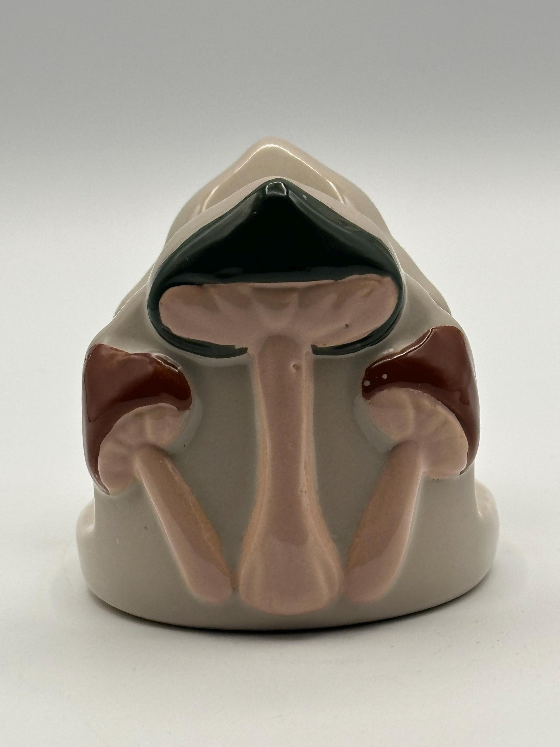 Vintage Ciroa Stoneware Mushroom Napkin Holder | Merry Mushrooms Cluster | Cottage Kitchen Decor